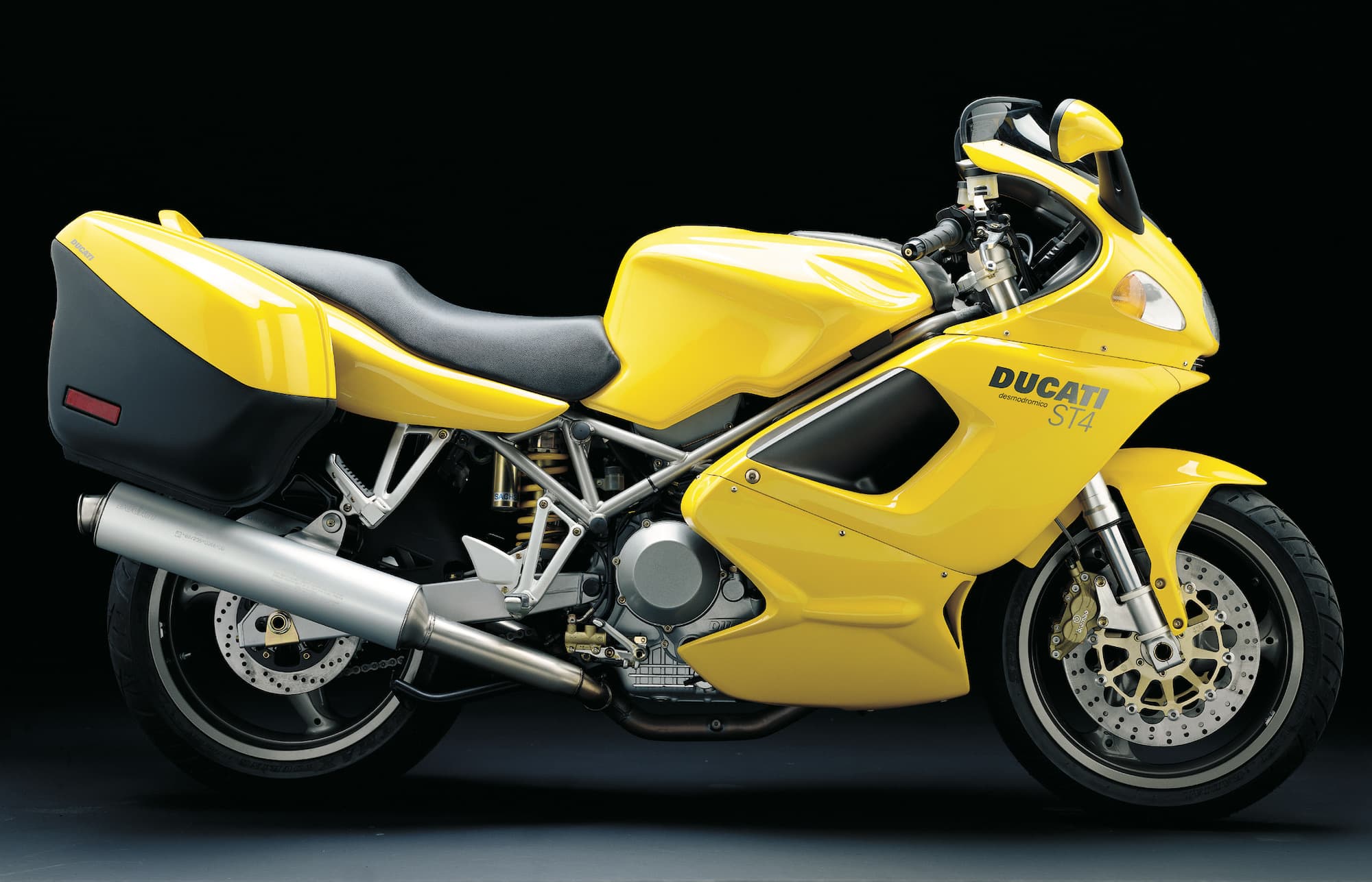 Ducati ST4 yellow rhs studio
