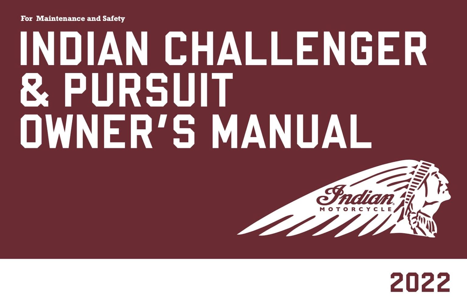 Indian Challenger (2020+) Maintenance Schedule