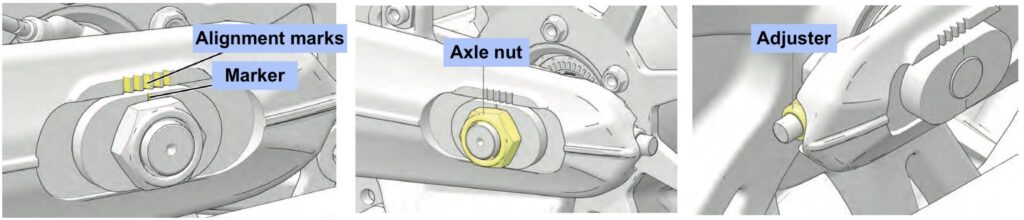 Indian Challenger and Pursuit Belt Tension Adjustment