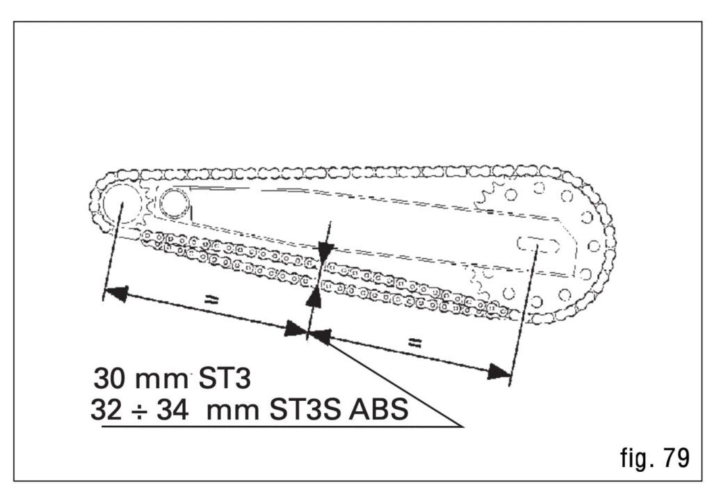 Measure chain tension ducati st3