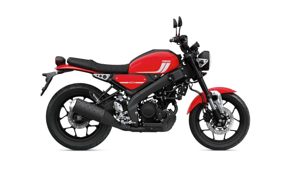 2021 Yamaha XSR125 red rhs