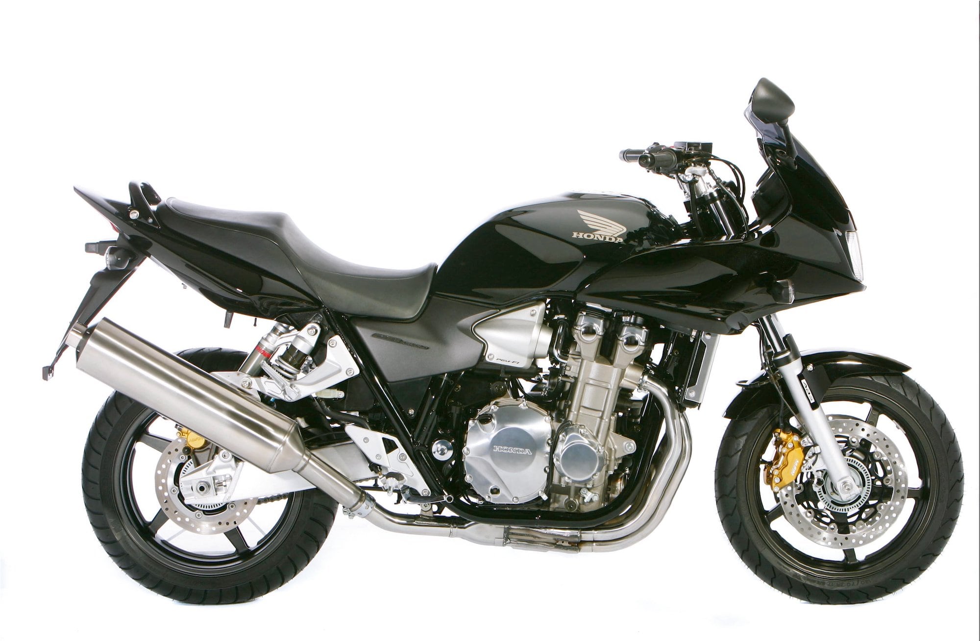 2006 Honda CB1300S black rhs studio