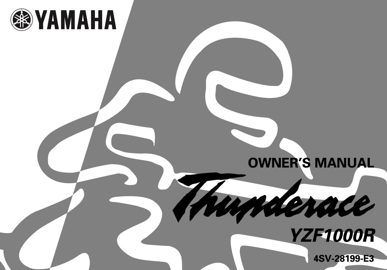 Yamaha YZF1000R Thunderace maintenance schedule screenshot from manual 0