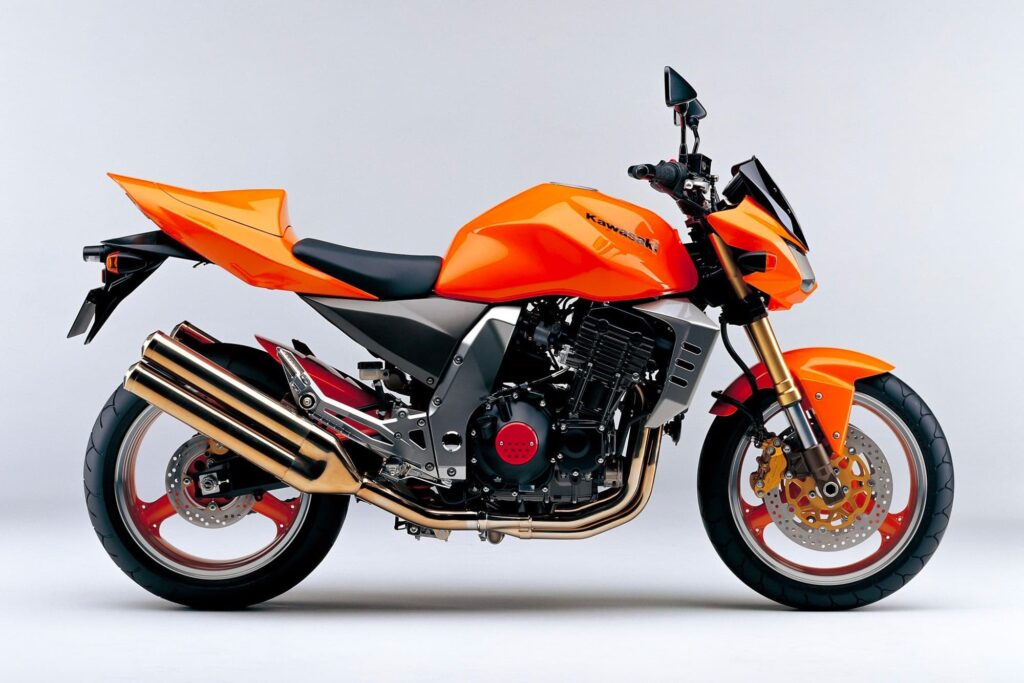 2003 Kawasaki Z1000 Orange RHS