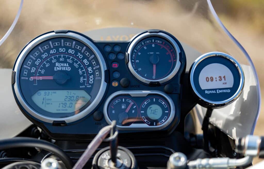 Royal Enfield Himalayan Gauge Cluster with Tripper Navigation