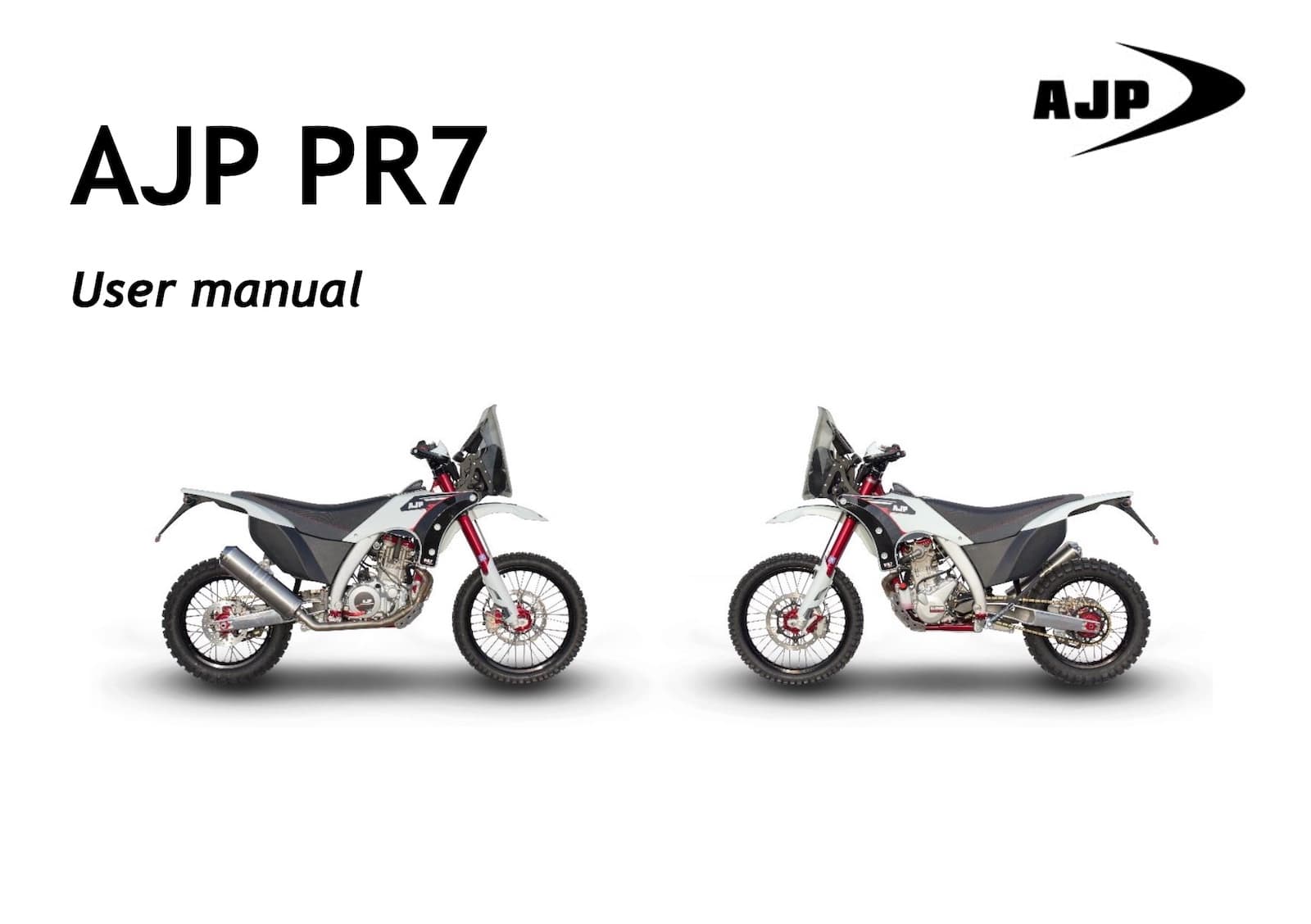 AJP PR7 maintenance schedule screenshot 1