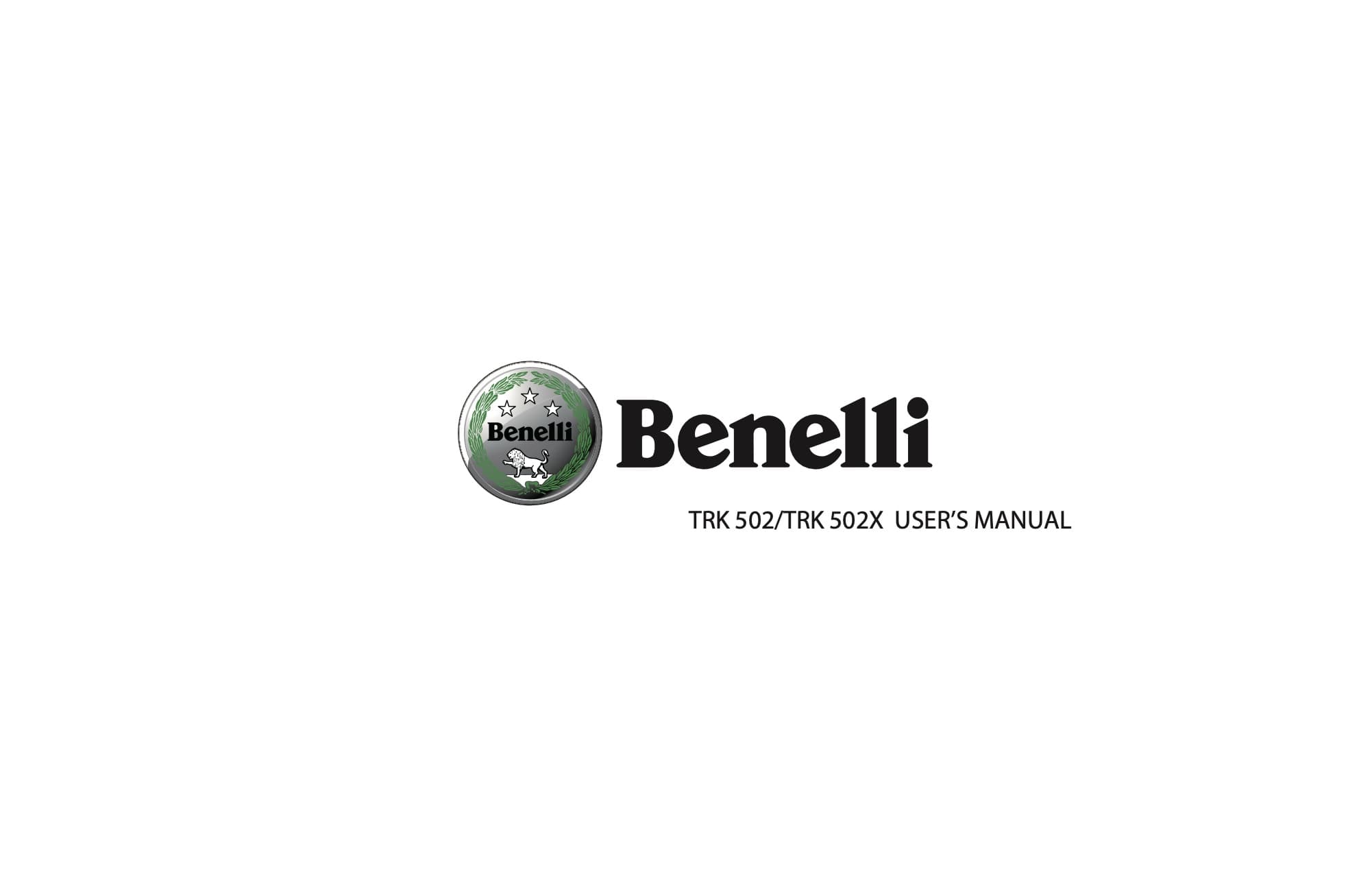 Benelli TRK 502 manual maintenance schedule screenshot cover