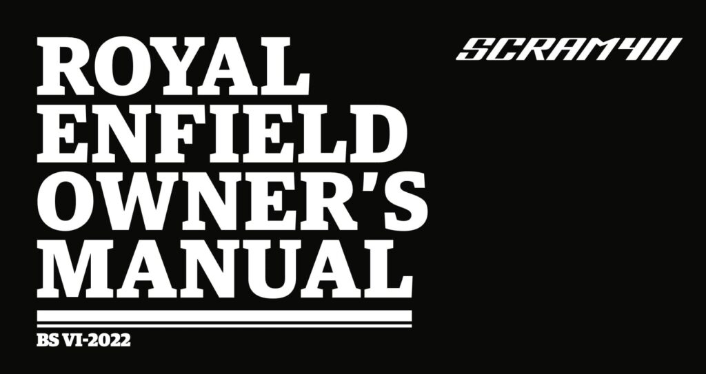 Royal Enfield Scram 411 Maintenance Schedule 1