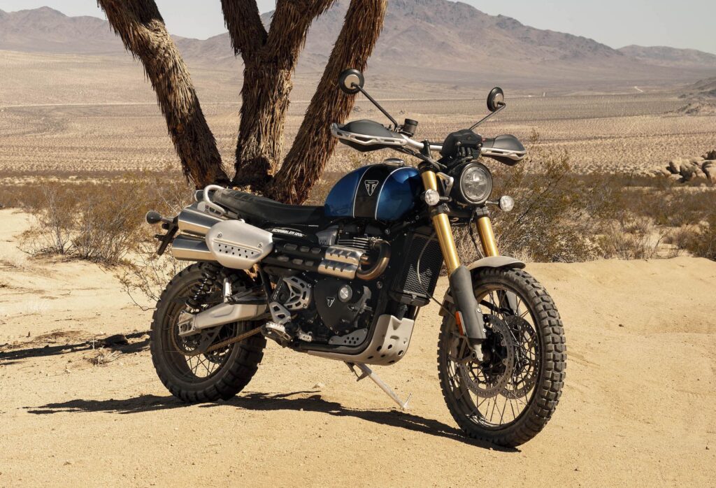 2019 Triumph Scrambler XE in desert static