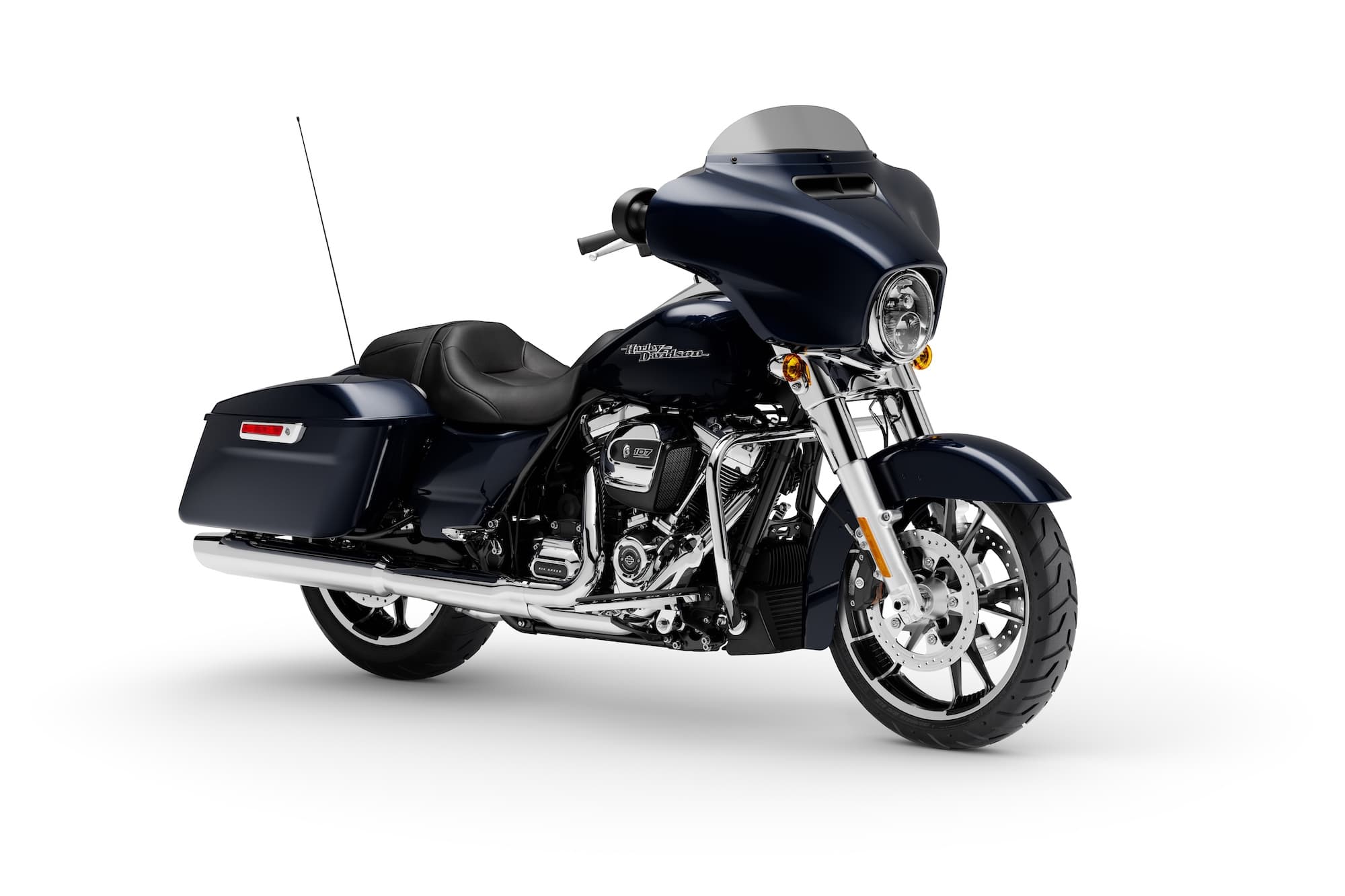 2020 Harley-Davidson FLHX Street Glide Black RHS 3-4 studio image