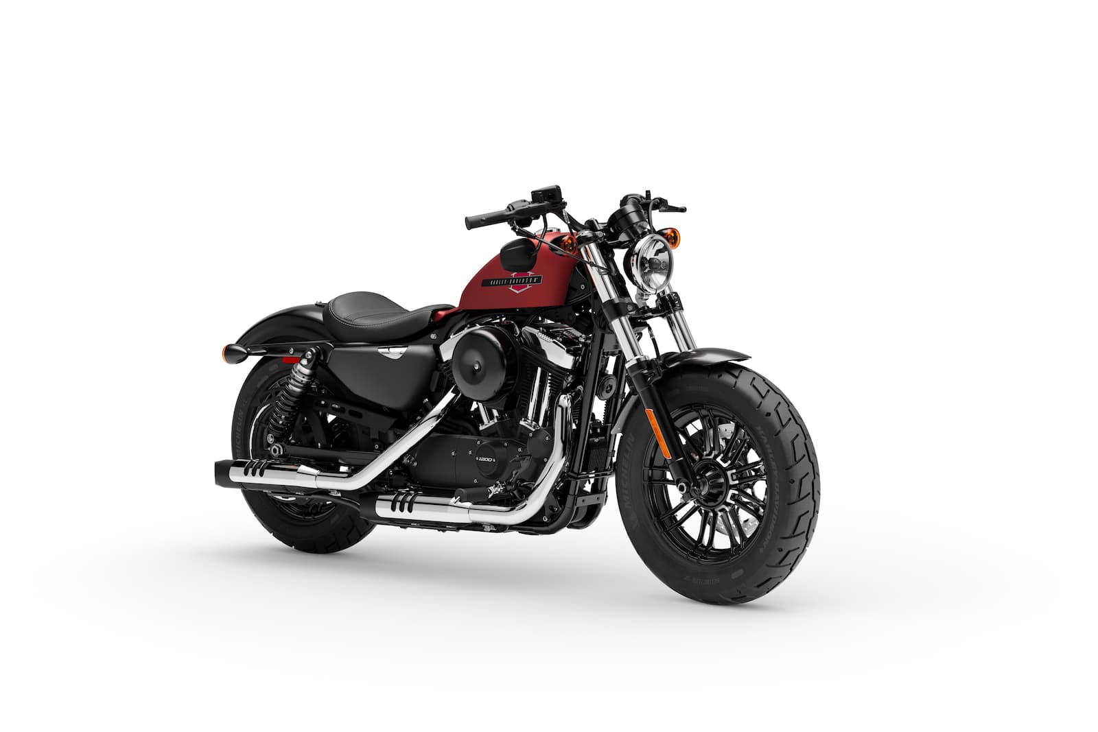 2019 Harley-Davidson XL1200X Forty-Eight RHS 3-4 studio red