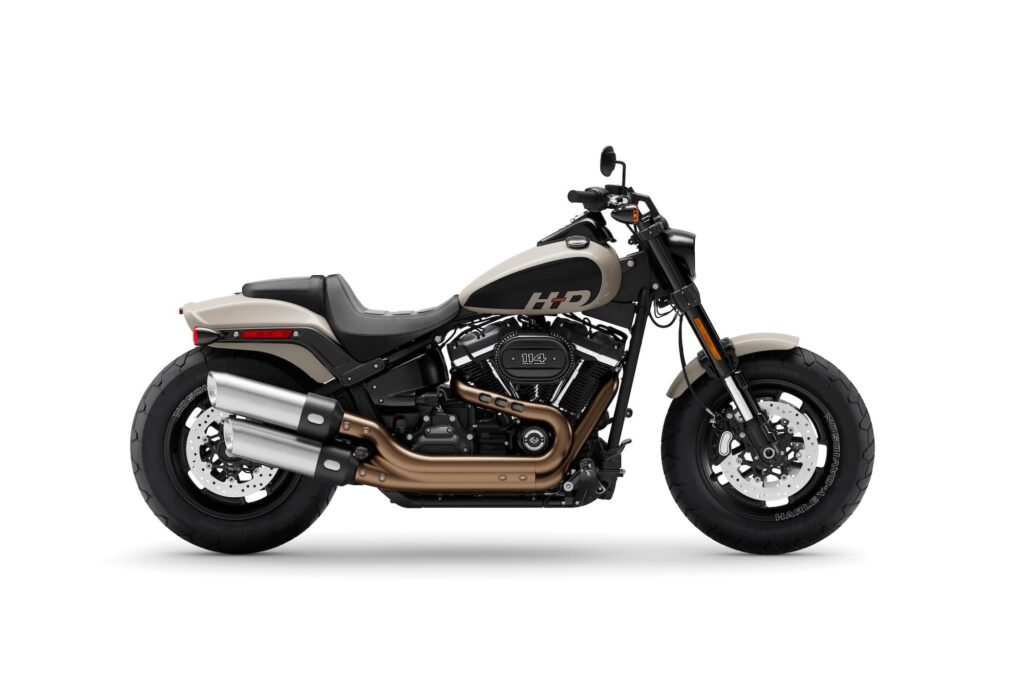2022 Harley-Davidson FXFBS Fat Bob 114 RHS grey