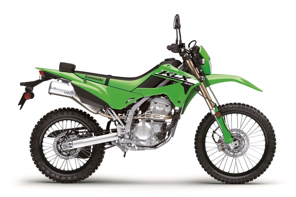 2024 Kawasaki KLX300 Dual Sport RHS green