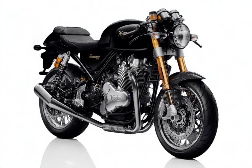 Norton Commando 961 Café Racer RHS 3-4 front