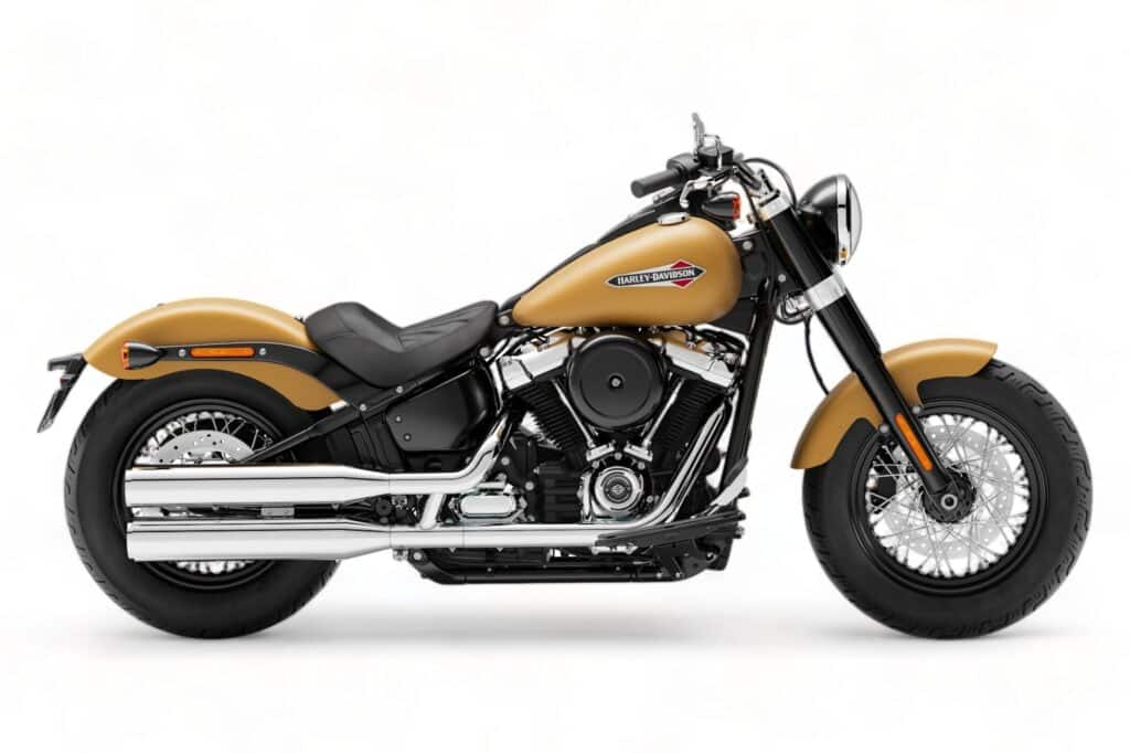 2019 Harley-Davidson FLSL Yellow RHS Softail Slim