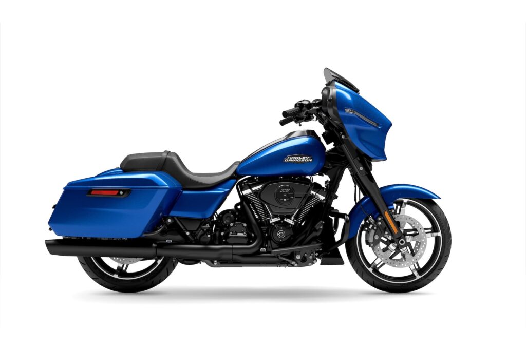 2024 Harley-Davidson Street Glide FLHX studio image rhs Blue Black