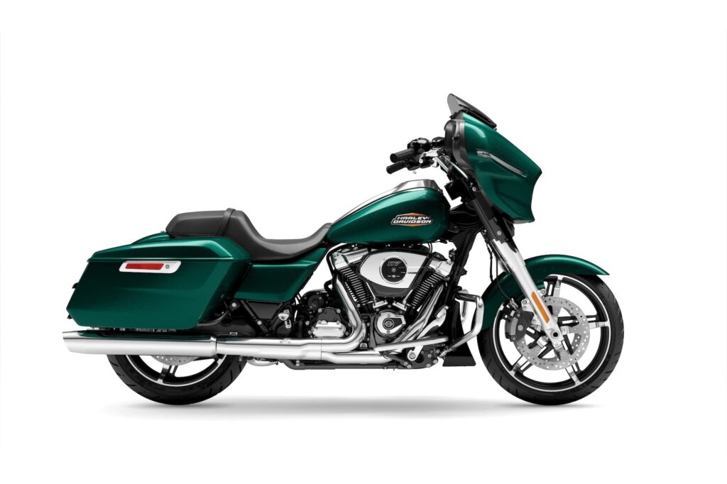 2024 Harley-Davidson Street Glide FLHX studio image rhs alpine green