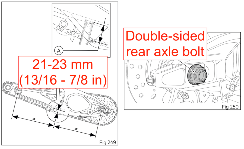 2025 Ducati panigale V4 Chain Maintenance