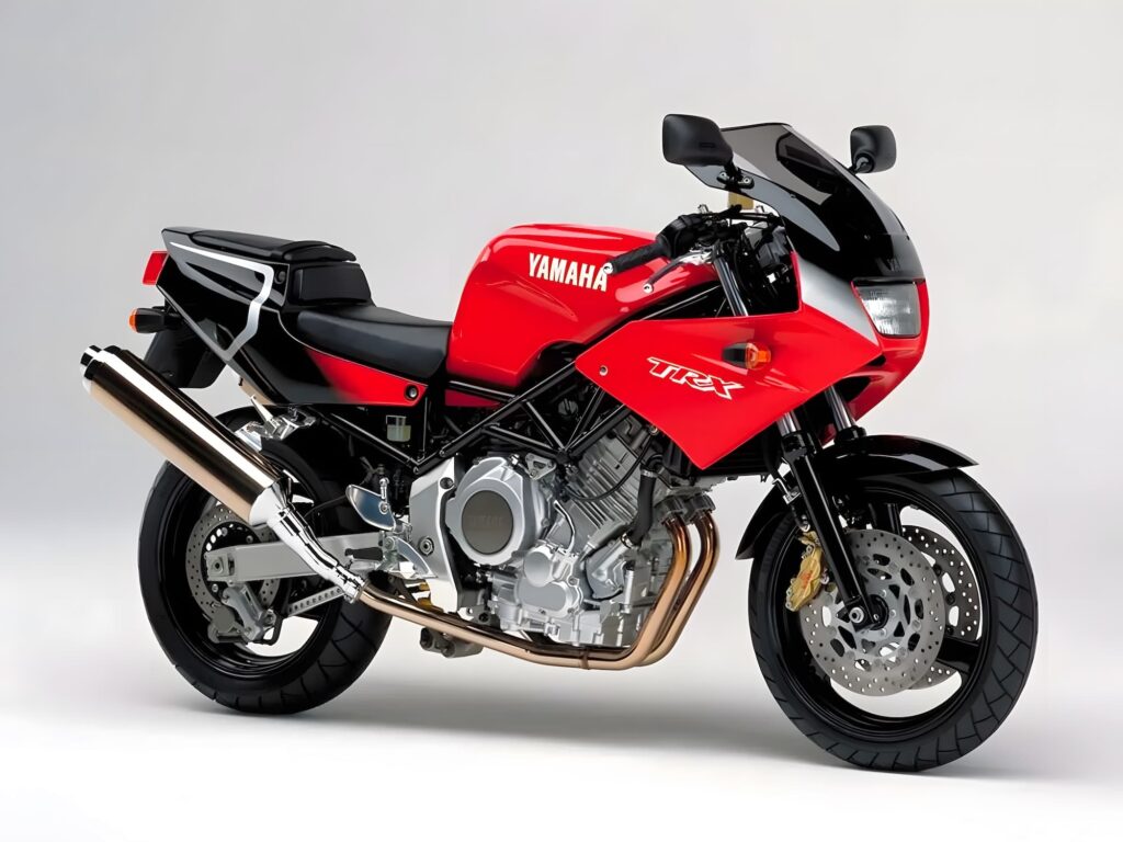 Yamaha TRX850 red and black