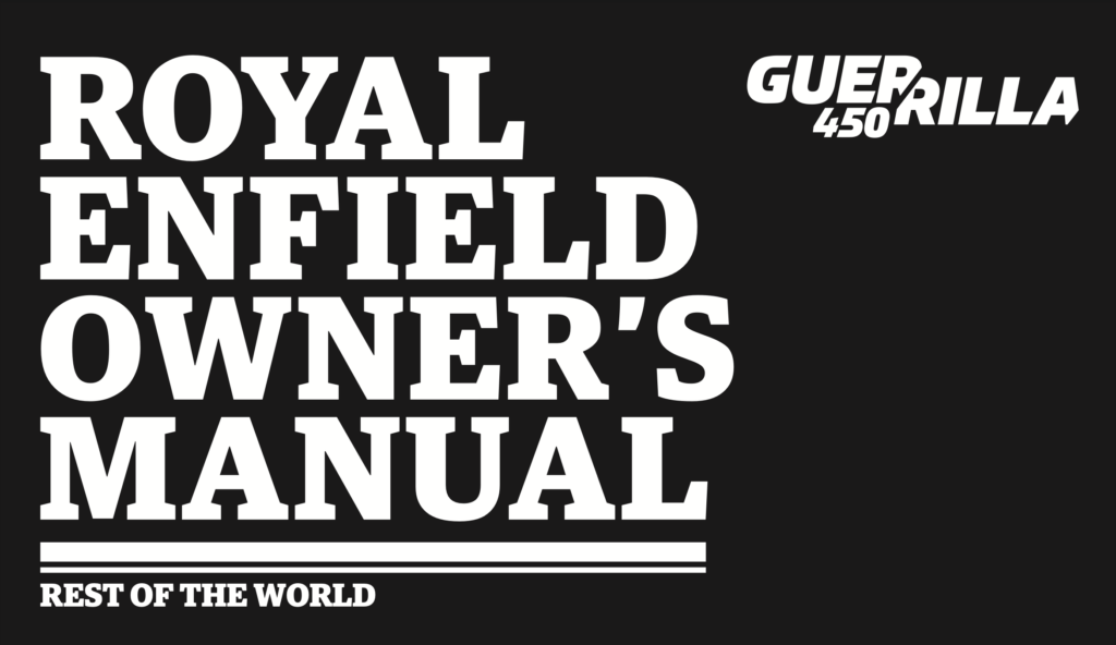 Royal Enfield Guerrilla 450 Maintenance Schedule Screenshots from Manual