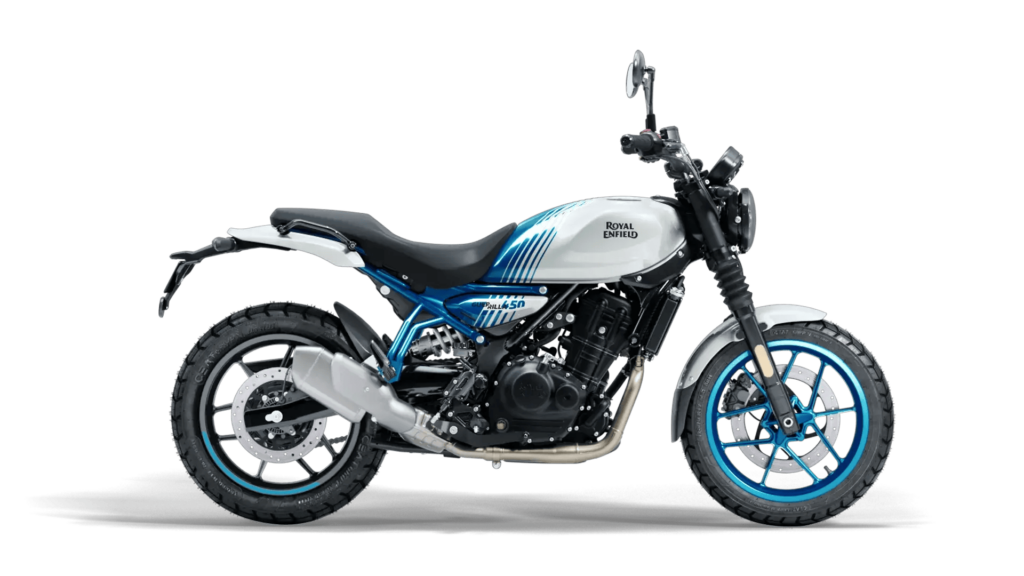 Royal Enfield Guerrilla 450 brava blue