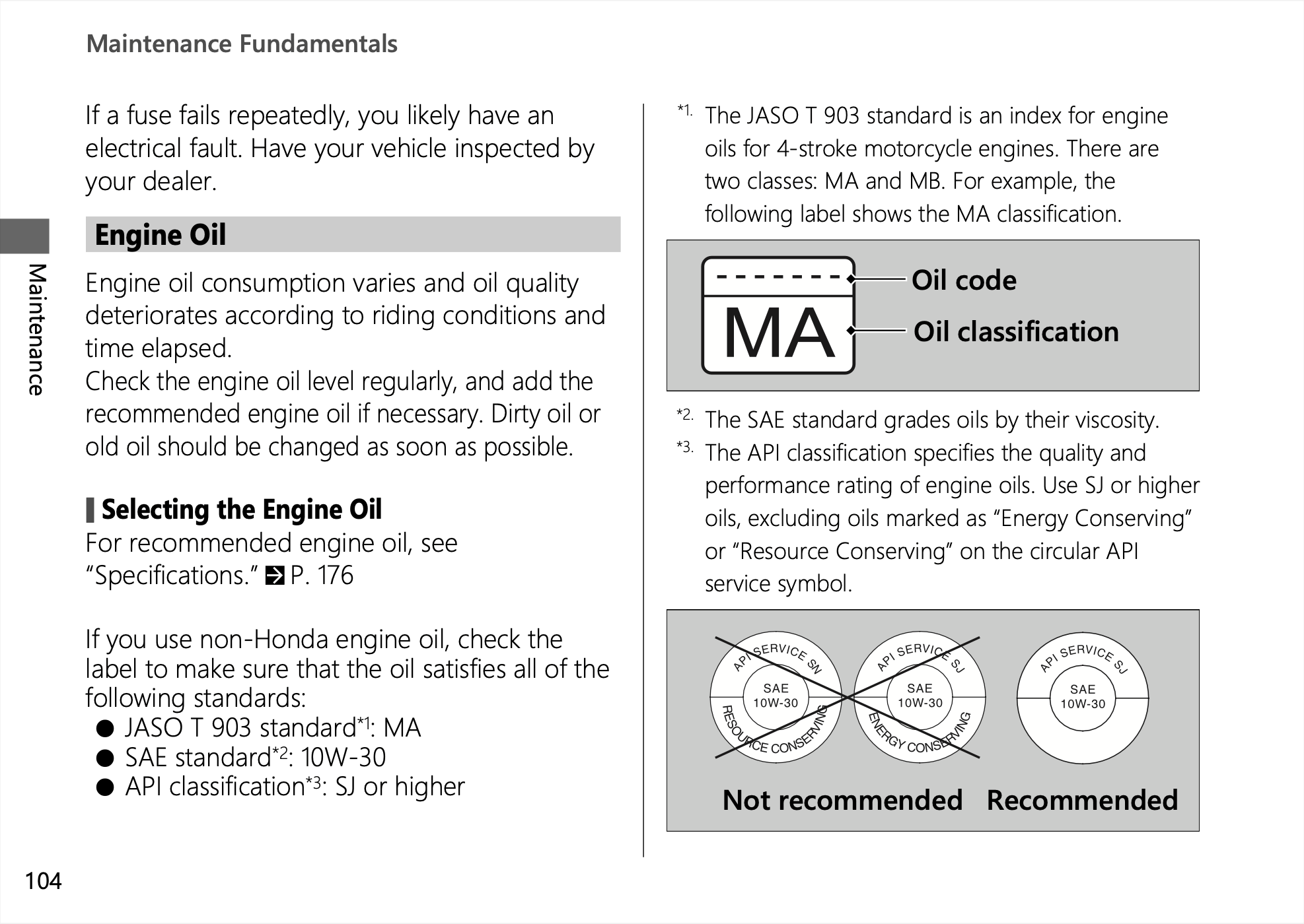 2024 Honda CB500 Hornet Manual Maintenance Schedule Screenshots 1