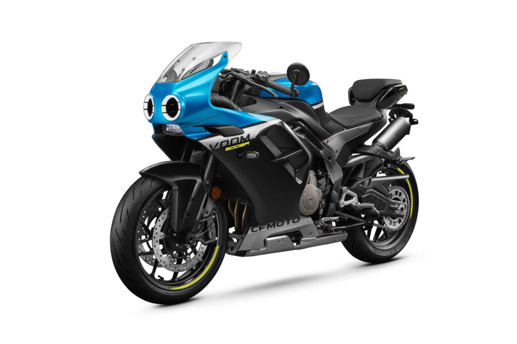 2025 CFMOTO 500SR Voom Zephyr Blue
