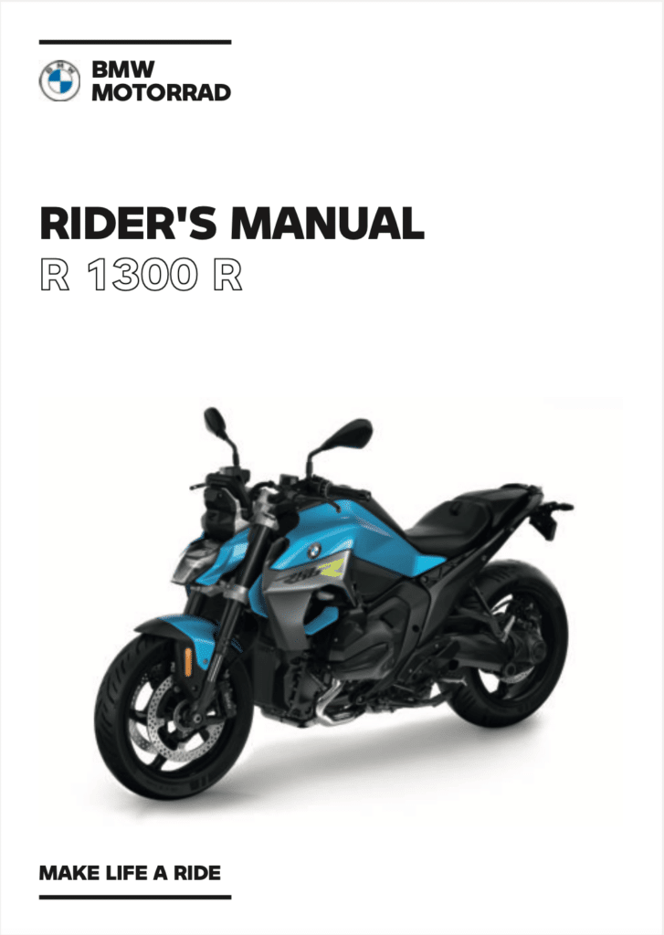 BMW R 1300 R 2026 Manual Maintenance Schedule Screenshots
