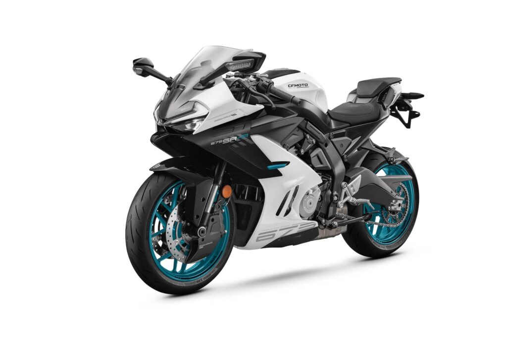 CFMOTO 675SR-R 2025 Nebula White