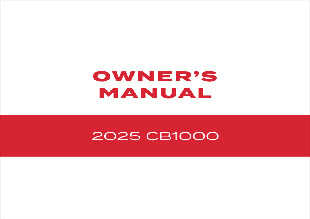 Honda CB1000 Hornet SP Manual Maintenance Schedule Screenshots