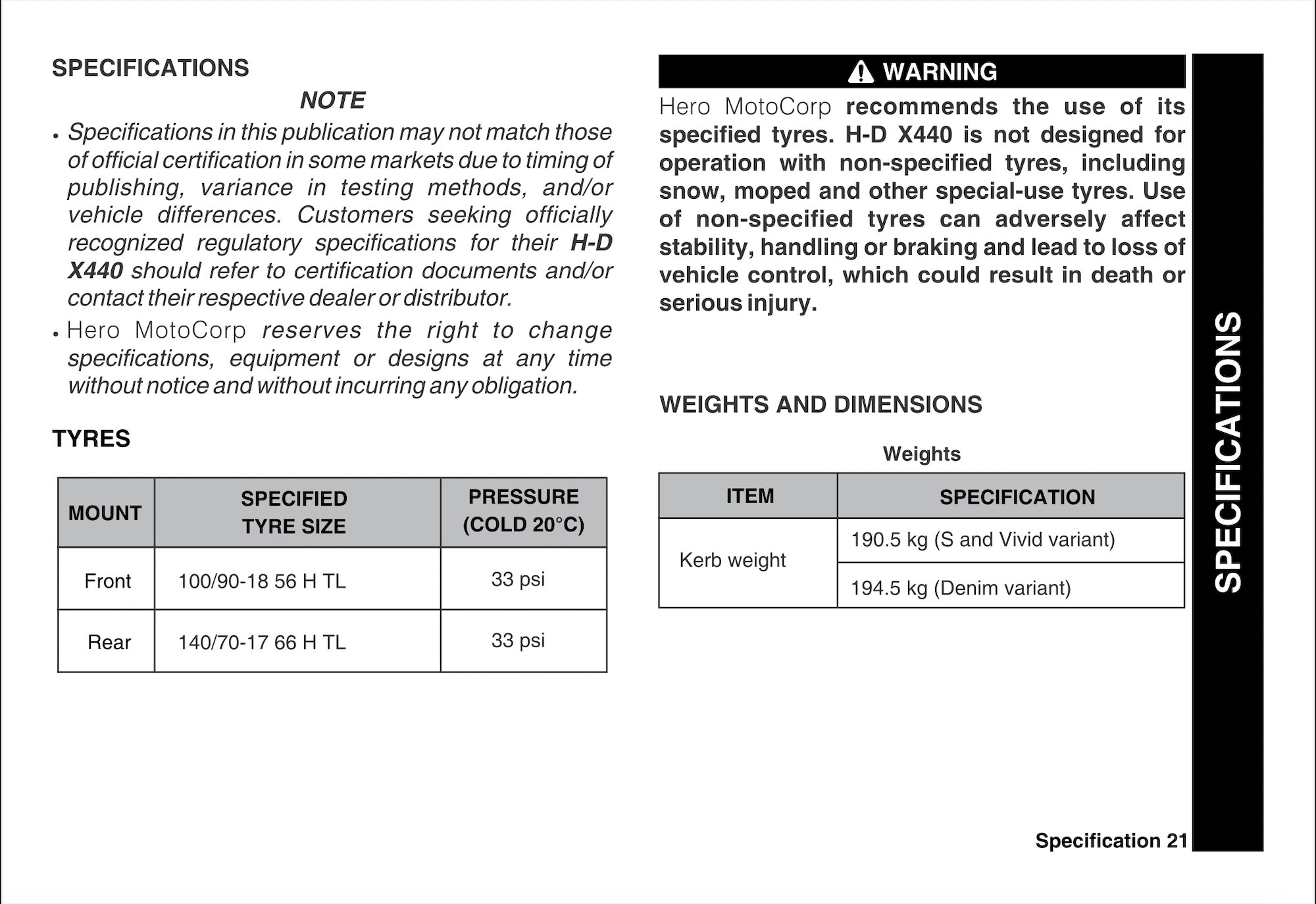 Harley-Davidson X440 (2024+) Maintenance Schedule and Service Intervals 30 Harley-Davidson X440 Manual Maintenance Schedule Screenshots