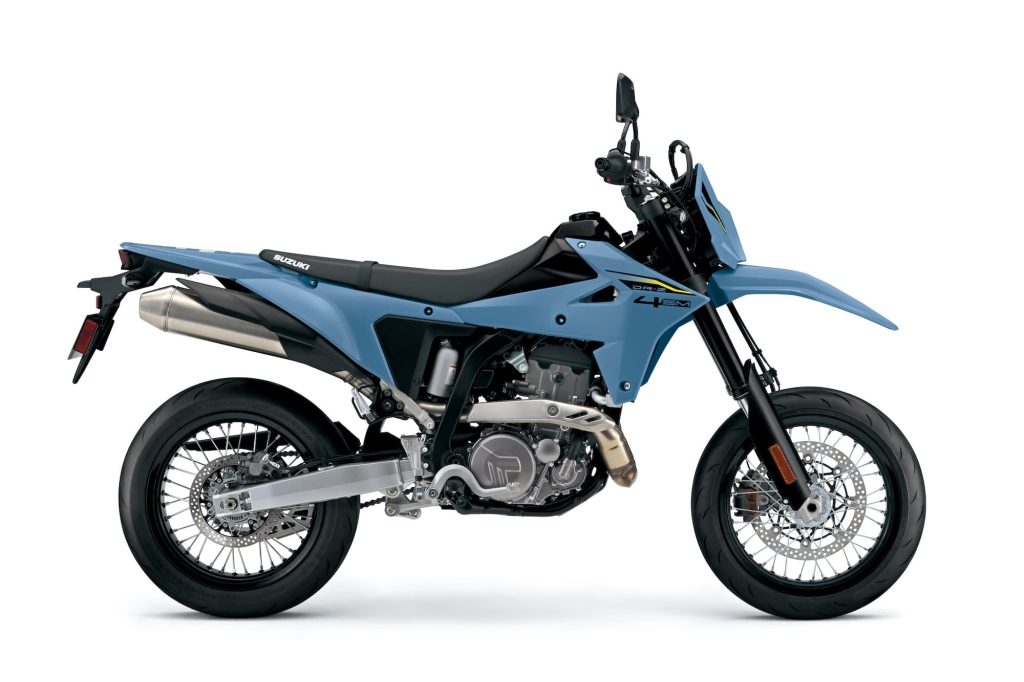 2025 Suzuki DR-Z4SM Blue RHS