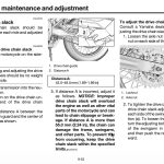 2026 Yamaha Ténéré 700 World Raid owner manual drive chain slack check and adjustment